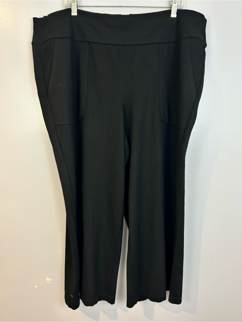 NWT Max Studio Black Classic Stretch High Waisted Ankle Pants/Leggings Size 3X